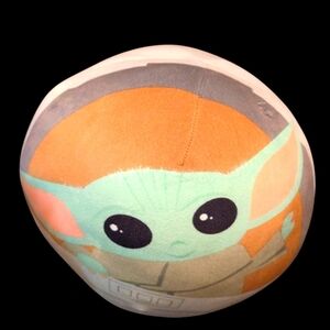 Disney Star Wars The Mandalorian Child Carriage Round Cloud Pillow